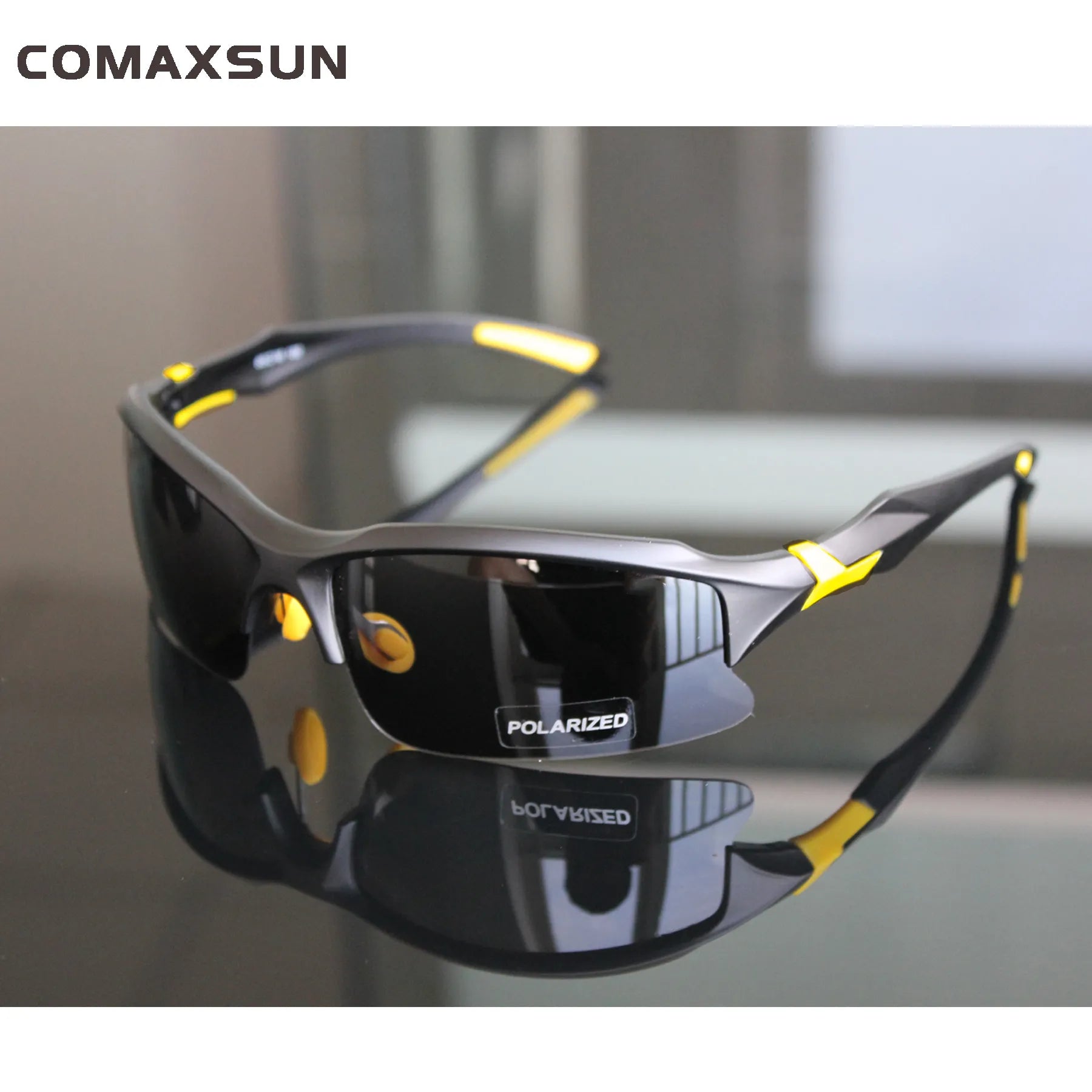 COMAXSUN Professional Polarized Cycling Glasses Bike Bicycle Goggles Outdoor Sports Sunglasses UV 400 2 Style - Sports Accessory