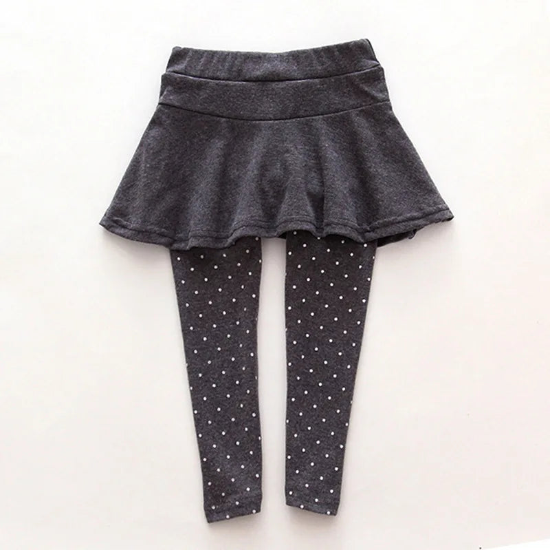 Skirt Pants Spring Autumn Leggings with Skirt Clothes Children Kids Trousers Leggings Pants For girls short