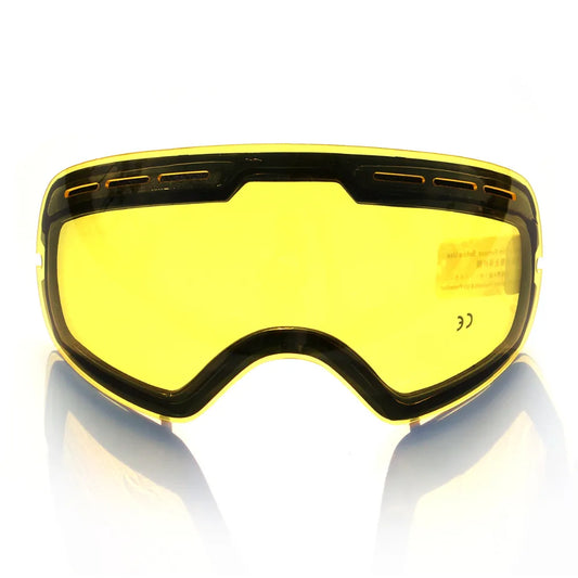 Double brightening lens for ski goggles of Model GOG-201 increases the brightness on Cloudy nights to use (only lens) - Sports Accessory