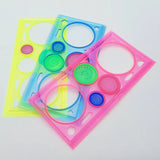 1 Pcs/Set Creative Drawing Template Ruler Spirograph Geometric Learning Drawing Tool Student Stationery Office Supplies
