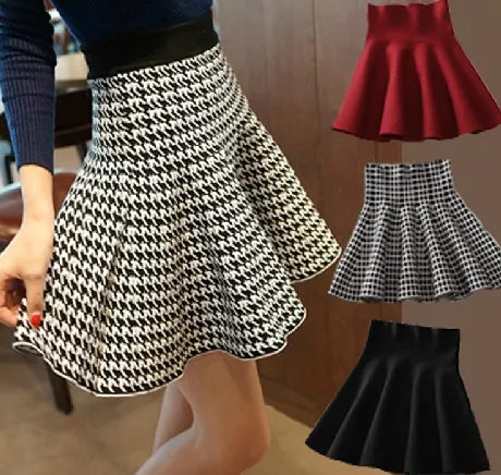 Autumn Winter European and American Style Women Pleated Bust Skirts Lady Short Skirt Pettiskirt A-line Women Skirt - Formal Skirts - Women Formal