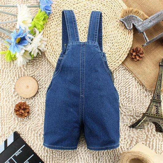 1 2 3T Baby Overalls Shorts Toddler Infant Denim Rompers Cute Cartoon Bebe Pants Summer Boys Clothing - Boys Short - Boys Shirt
