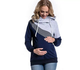 HGTE Casual Hoodies Sweatshirts Women Maternity Nursing Pullover Breastfeeding For Pregnant Women Mother Breast Feeding Tops Women Casual