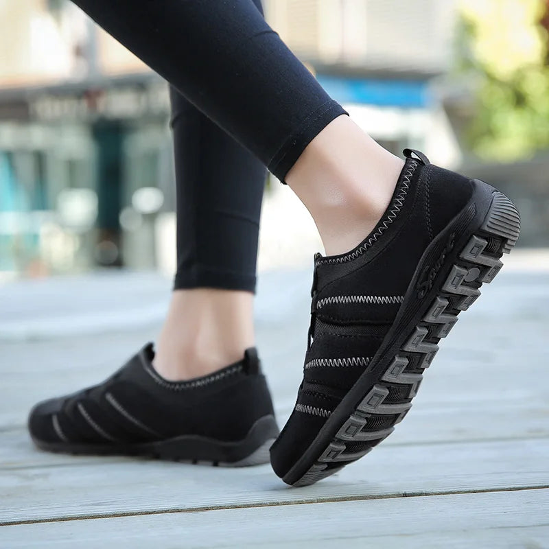 Air Mesh Breathable Casual Fashion Slip-On Outdoor Flats Chaussures Girls Shoes