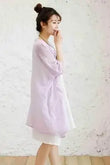 Spring Summer Art Simple Loose Sunscreen Shirt Cotton Linen Batwing Sleeve Mori Girl Women Tops Kimono Blouse Top