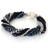 Fashion Multiple Layer Strands Crystal Seed Beads Charm Magnetic Bracelets Summer Jewelry B1470 - Women Jewellery - Girl Jewellery - Women Accessory - Girl Accessory