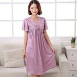 M-5XL Women Pijamas Night Dress Ladies Sleepwear Women Silk Nightgowns Sexy Sleepwear women lingerie