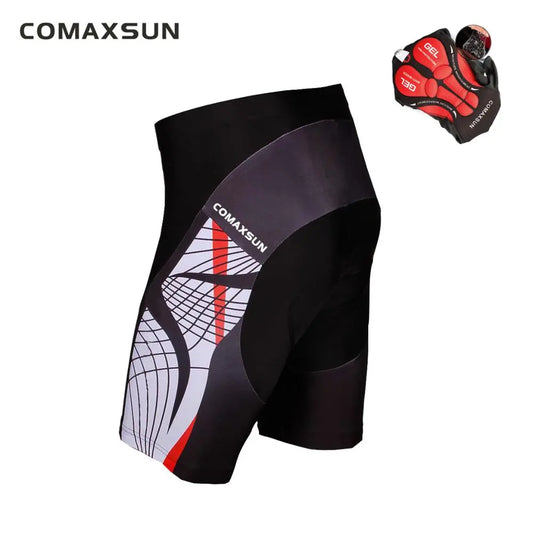 COMAXSUN Men's Cycling Shorts 3D Padded Bike/Bicycle Outdoor Sports Tight S-3XL 10 Style - Athletic Cloth