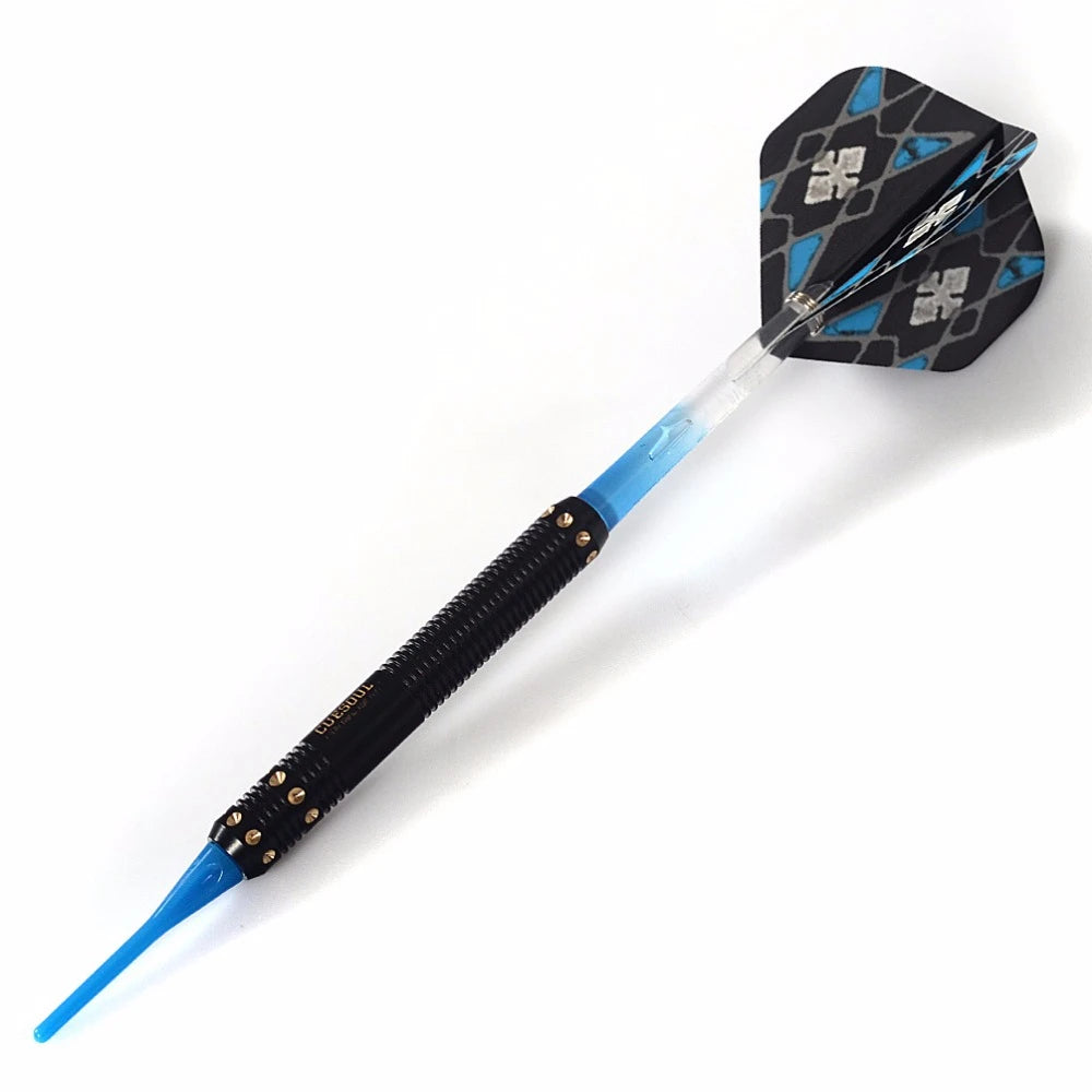 Nice Gift CUESOUL Professional Electronic Soft Tip Darts With Unique Dart Flights Blue PC Dart Shaft - Sports Accessory