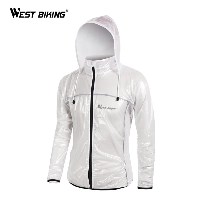 WEST BIKING Waterproof MTB Mountain Bike Raincoat Men Women Cycling Clothing Windbreaker Rain Jacket Bicycle Jerseys