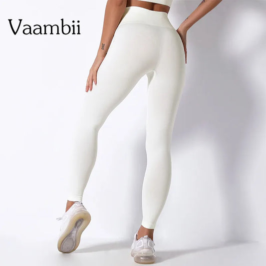 Woman Gym Leggings High Waist Seamless Tights Push-up White Sport Pants Workout Leggings Women's Clothes Leggins Sport women legging