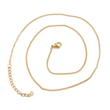 Fashion Stainless Steel Link Curb Chain Gold Color Party Design, 1 Piece women jewellery