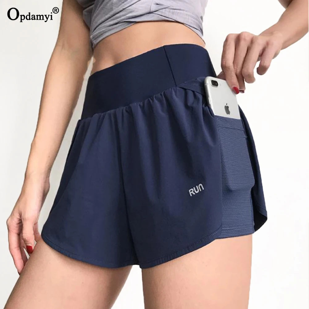 Women Yoga2 in 1 Tennis Sports Golf Skirt Gym Fitness Shorts Girl Athletic Quick Dry Running Pantskirt with Pocket girl skort