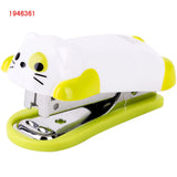 3 colors Mini stapler set animal Stapler Set Stationery Paper Binding Binder Book School Office Supplies