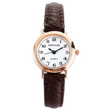 New Clock Rose Gold Small Leather Strap Bracelet Watch For Gift Relogio women watch