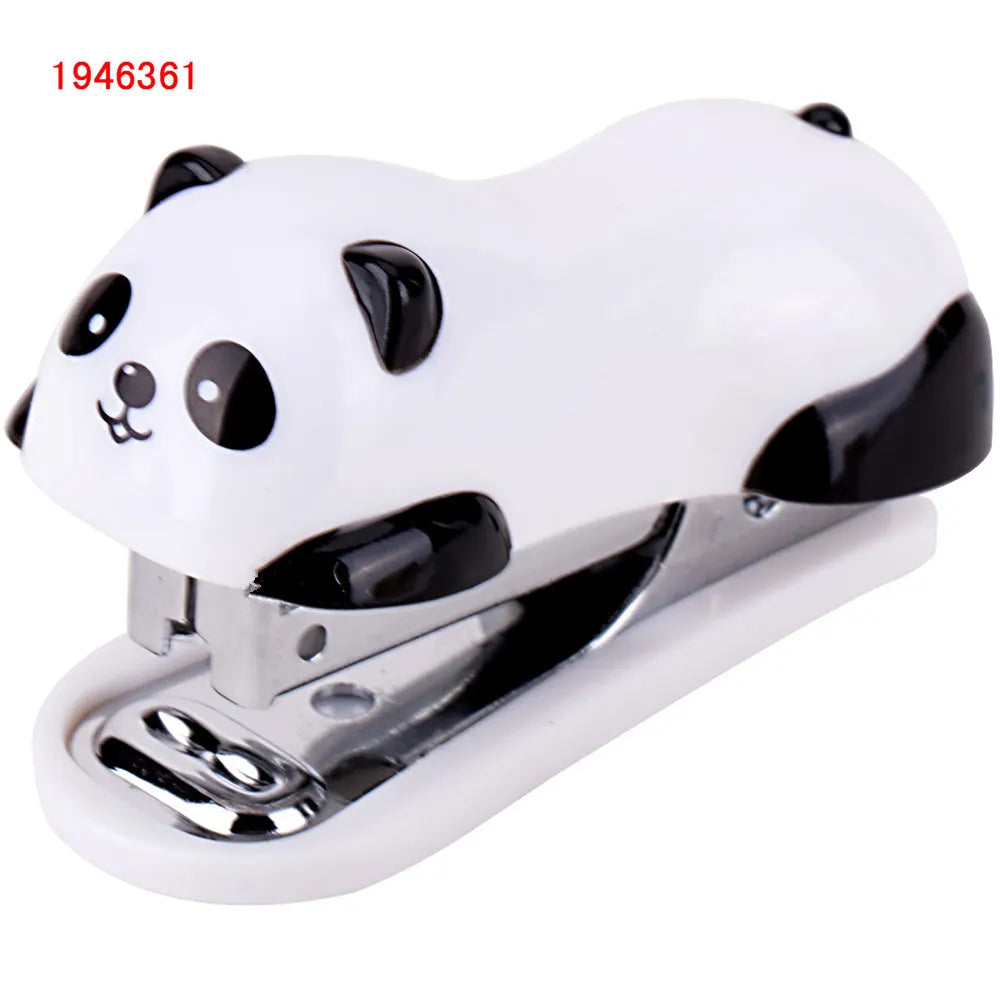 3 colors Mini stapler set animal Stapler Set Stationery Paper Binding Binder Book School Office Supplies