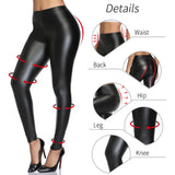 PU Faux Leather Sexy Thin Black Woman Leggings New Fashion Stretchy Fitness Casual Pants Warm Waterproof Skinny Push Up women legging