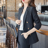 Formal Professional Office Business Suits with Pants and Jackets Coat for  Work Wear OL Styles Female Blazer Trousers Sets women suiting