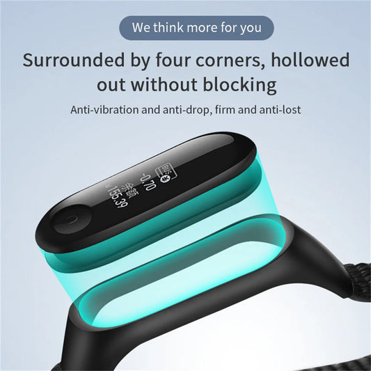 Multi function Compatible With Mi Band 7 Durable And Comfortable Nylon Ring Replacement Belt Fashion Design Wearable Technology