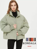 KONDALA Autumn Winter Women's Jackets Thicken Streetwear Oversized Parkas Long Batwing Sleeve Pockets Fashion Women Jackets