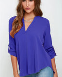 Shirt woman elegant blouses vintage chiffon blouse long sleeve OL shirts casual plus size woman clothing Women Tops
