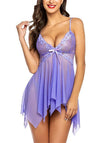 Hot Sexy Lingerie Women Porn Erotic Pajamas Lace Nightdress Sex Babydolls Clothes Transparent Dress with Panties Nighties