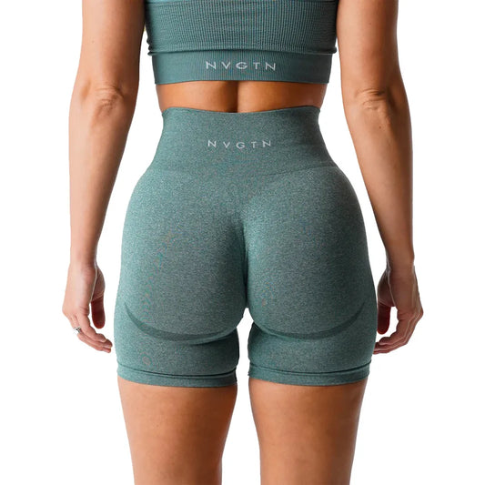 NVGTN Seamless Shorts High Waisted Shorts for Women Smile Contour Biker Shorts Gym Yoga Workout Women Short & Leggings