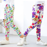 Pants Baby Korean Style Leggings Spring Autumn Children's Elastic Leopard Printed Pant Teens Fashion Clothing girls short