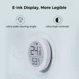 Xiaomi Qingping Thermometer Hygrometer Support Bluetooth Electronics Ink Screen Sensors Work With Apple Homekit Thread wireless - bedding - Smart Home - Electronics Showpiece