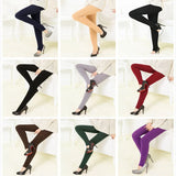 Woman Ladies Warm Leggings Fleece Lined Thick Thermal Full Foot Tight Pant Polar Pantyhose Velvet High Waist Wool Winter Women Legging