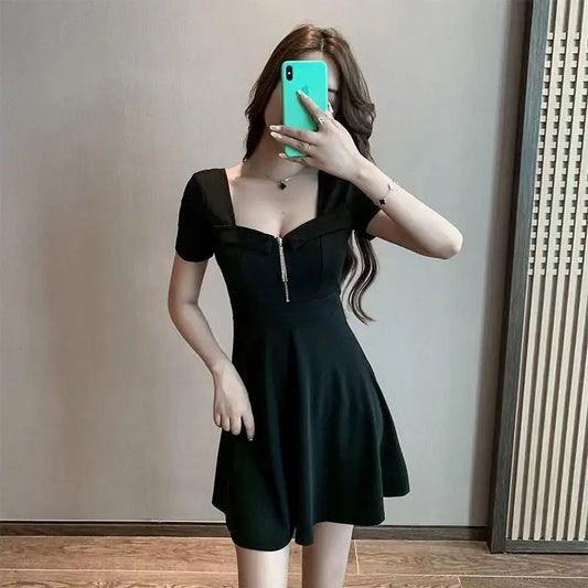 Clothing Open Back Female Dresses Mini Women's Dress Backless Short Party Sensual Sexy Night Club Evening One-piece Xl women short - women prom - women contemporary - women short