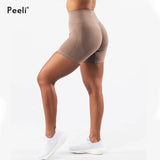 Amplify Contour Scrunch Butt Seamless Shorts High Waist Gym Shorts  Booty Workout Yoga Short Women Athletic Clothing