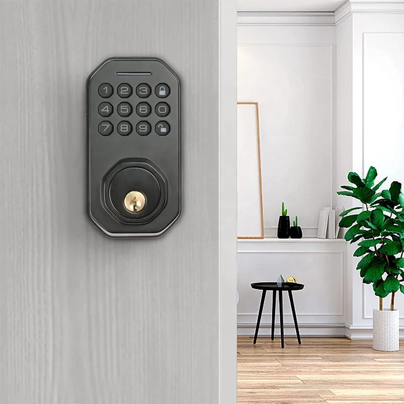 Support App Remote Control Smart Door Lock Remote Control Smart Home Electronics Lock Keyless Digital Lock Low Power Alarm D100 Home Improvement