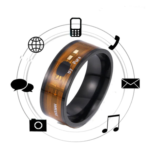 Connect Smart New NFC Multi functional Intelligent Ring For Android iPhone and above Finger Smart  Rings Wearable Technology