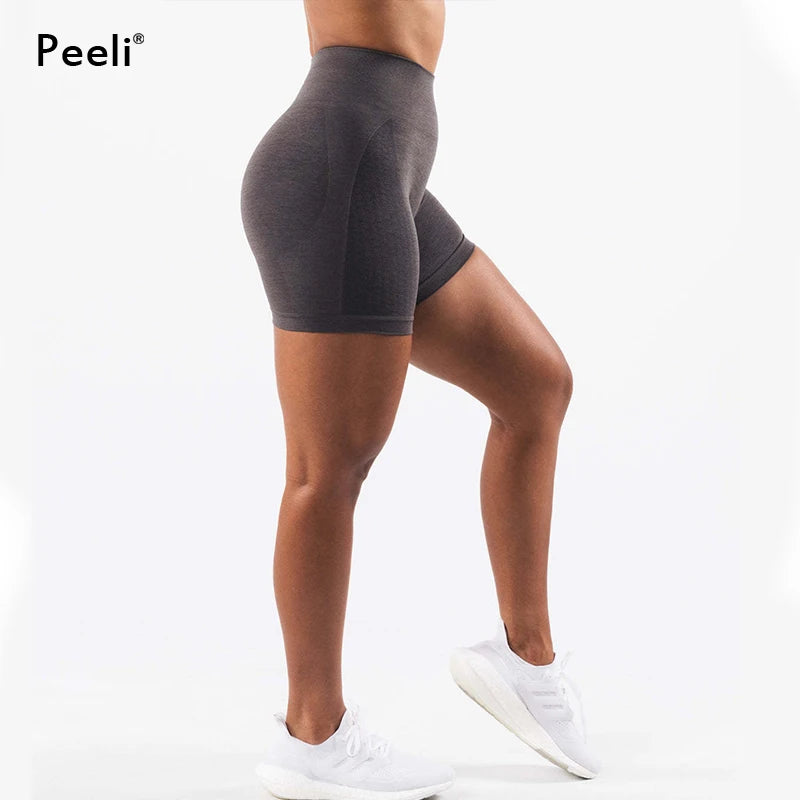 Amplify Contour Scrunch Butt Seamless Shorts High Waist Gym Shorts  Booty Workout Yoga Short Women Athletic Clothing