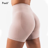 Amplify Contour Scrunch Butt Seamless Shorts High Waist Gym Shorts  Booty Workout Yoga Short Women Athletic Clothing