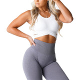 Nvgtn Sculpt Seamless Bra Top Spandex Woman Fitness Elastic Breathable Breast Enhancement Leisure Sports Women Tops & Tees