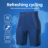 X-Tiger Blue Cycling Shorts Bike Tights Pro Bicycle Shorts Breathable Lycra Sports Woman MTB Road Biking Shorts 7 Hours Riding women short