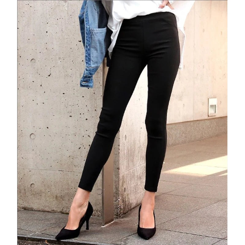 Black Leggings Woman Pants Casual Tights Spandex Stretchy Femme Pantalon High Waist Push Up Leggings Sexy girl short - women short