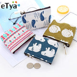 Canvas Coin Purse Card Key Mini Purses Pouch Girl Kids Children Cute Small Zipper Coin Purse Card Holder Wallet Bag Case women purse