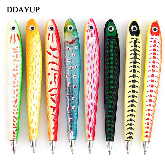 5pcs/lot Lovely Fish Ocean Conch Crystal Ballpoint Pen Signature Pen Stationery Office School Supplies