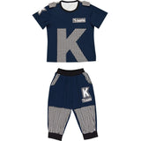 Summer Baby Boys Clothes Sets Short Sleeve T-shirt Pants Outfits New Children Clothing Suit Fashion Patchwork Kids Costume Boy shorts