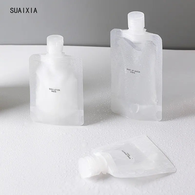 Travel Sub Packaging Bag Cosmetics Lotion Gel Shampoo Travel Portable Small Facial Cleanser Disposable Sub Packaging Bottle Bath