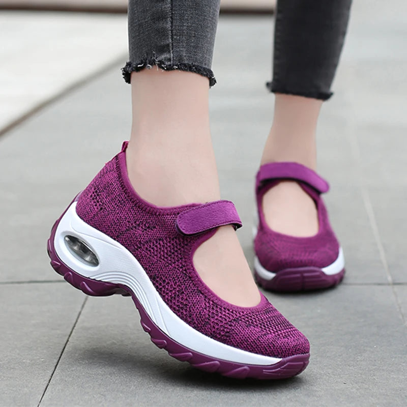 New Cushion Flat Breathable Zapatos De Mujer 35-42 Women Shoes