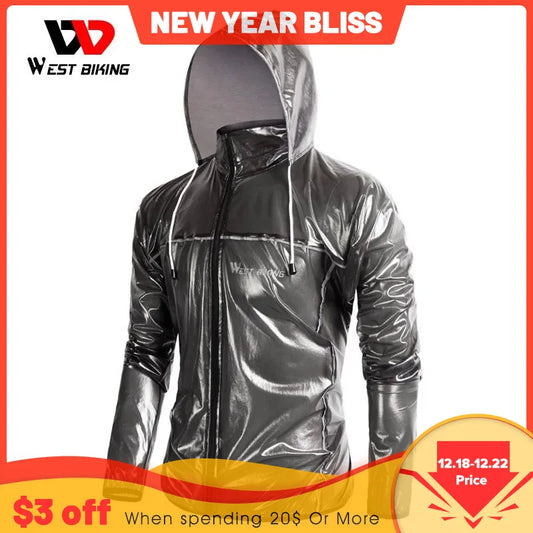 WEST BIKING Waterproof MTB Mountain Bike Raincoat Men Women Cycling Clothing Windbreaker Rain Jacket Bicycle Jerseys