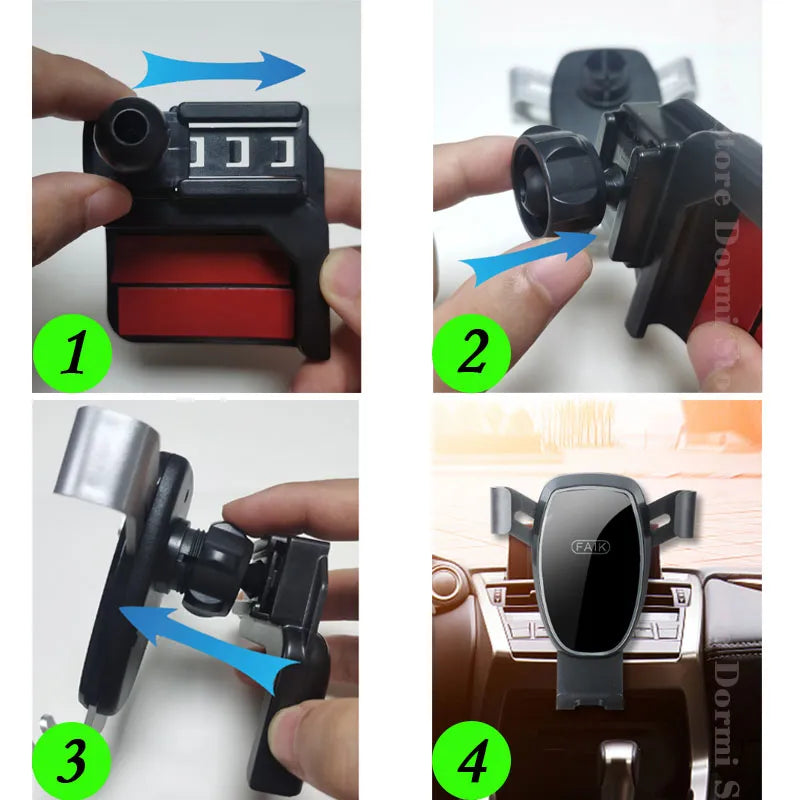 Mobile Phone Holder for BMW 3 Series E90 E91 E92 E93 Air Vent Clip Stand Support Gravity Car Mount Cell Accessories