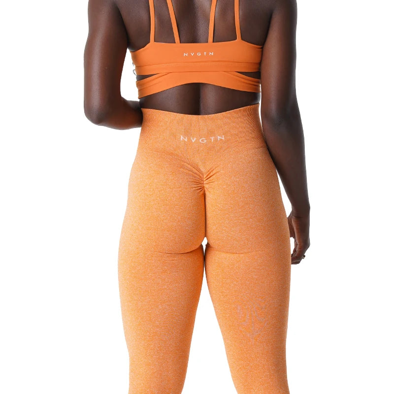 NVGTN Speckled Scrunch Seamless Leggings Women Soft Workout Tights Fitness Outfits Yoga Pants Gym Wear Women Short & Leggings