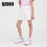 PGM Girl Golf Kids Badminton Table Tennis Short High Waist Pleated  Golf Clothing Fitness Running Wear QZ069 Girl Skort