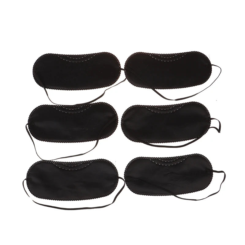 5/10Pcs Soft Portable Eye Mask Black Fast Eyeshade Cover Eye Masks Shade Patch Men Blindfold Travel Sleepmasker women sleep