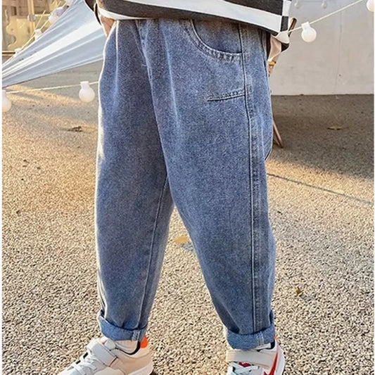 For Kids From 11 to 12 Years Summer Wear Regular Boys Jeans